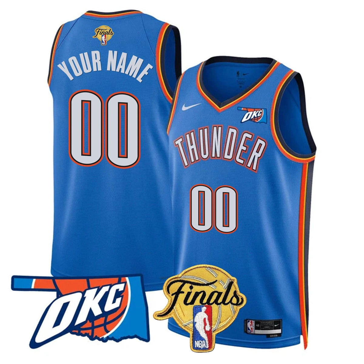 OKC Custom Jersey - Final Patch - Stitched