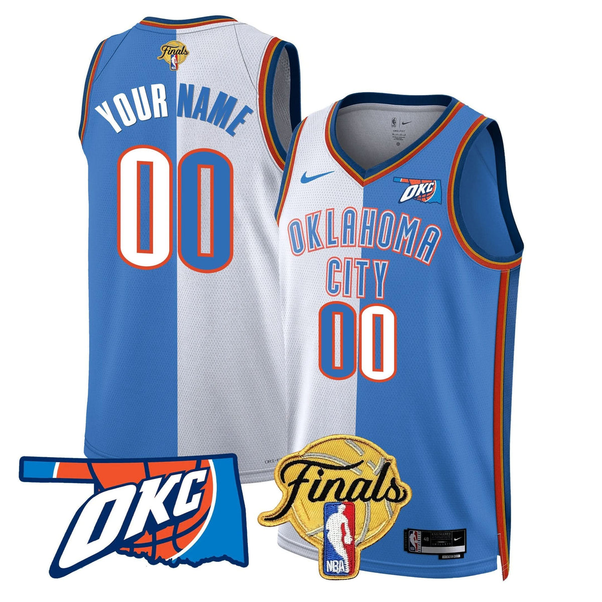 OKC Custom Jersey - Final Patch - Stitched