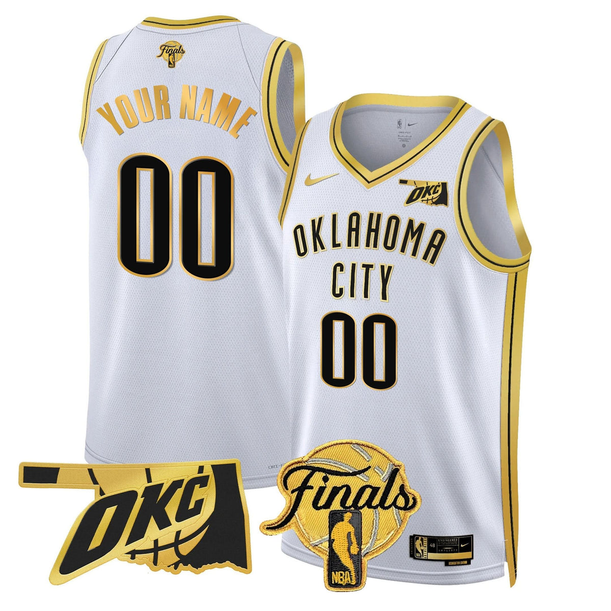 OKC Custom Jersey - Final Patch - Stitched