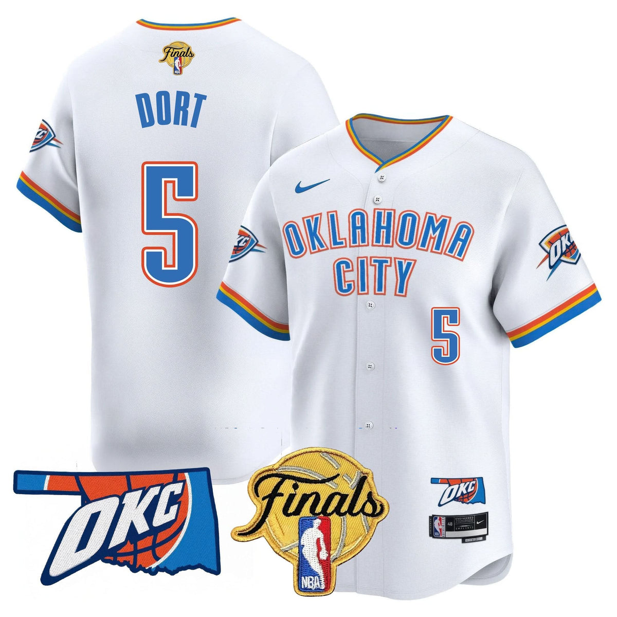 OKC Baseball Jersey - Final Patch - Stitched