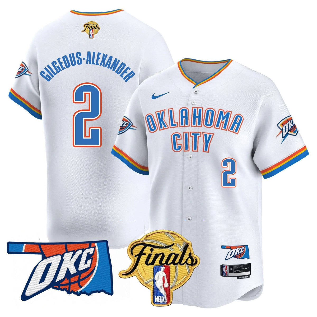 OKC Baseball Jersey - Final Patch - Stitched
