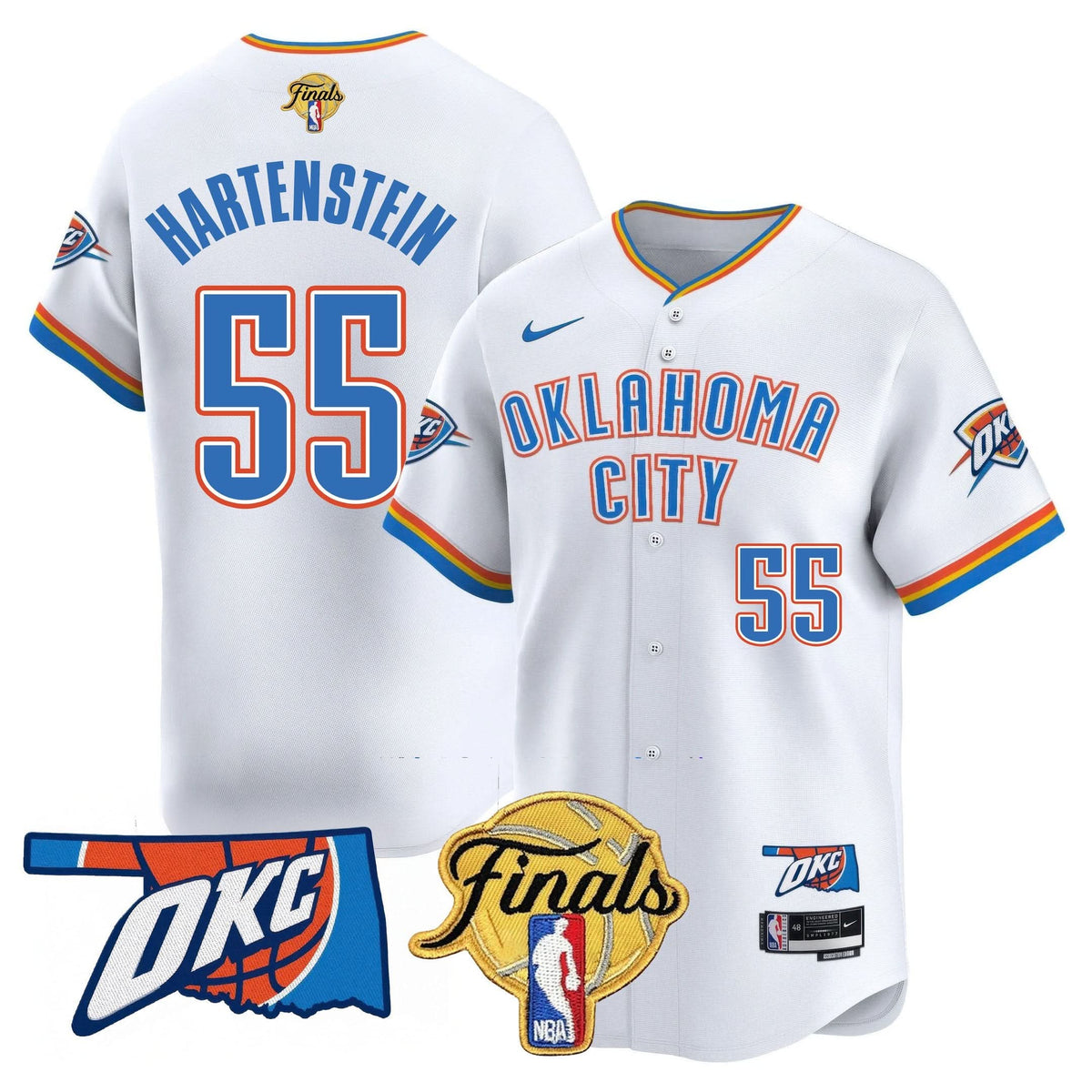 OKC Baseball Jersey - Final Patch - Stitched