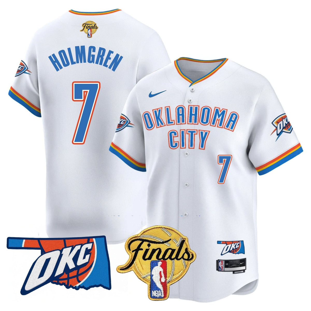 OKC Baseball Jersey - Final Patch - Stitched