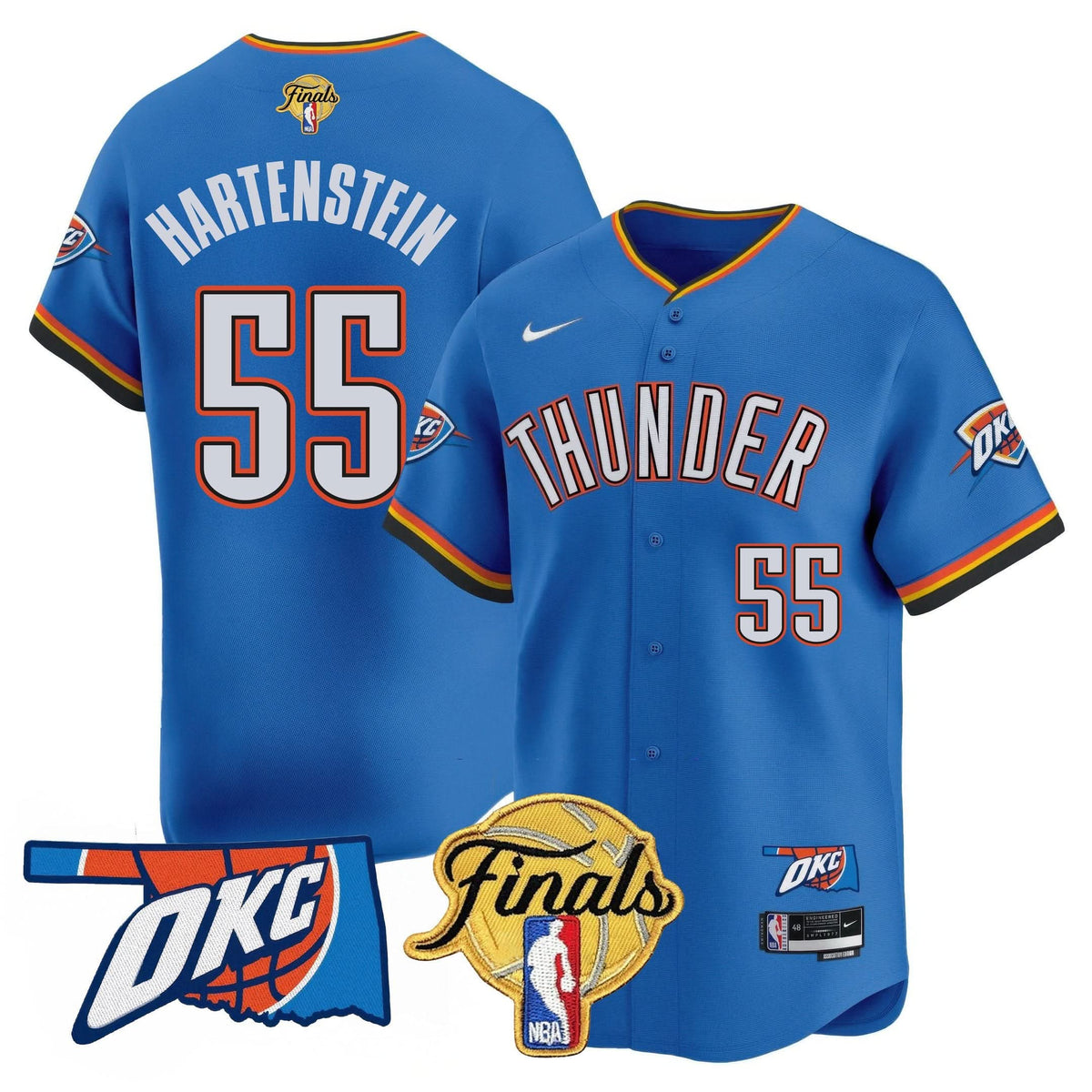 OKC Baseball Jersey - Final Patch - Stitched