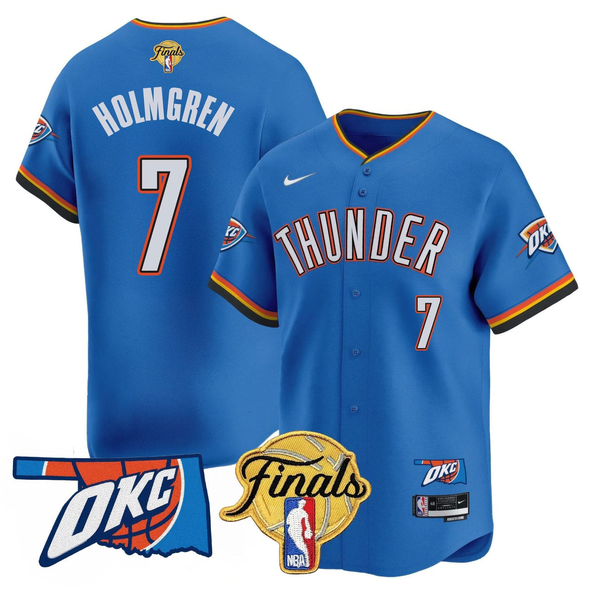 OKC Baseball Jersey - Final Patch - Stitched