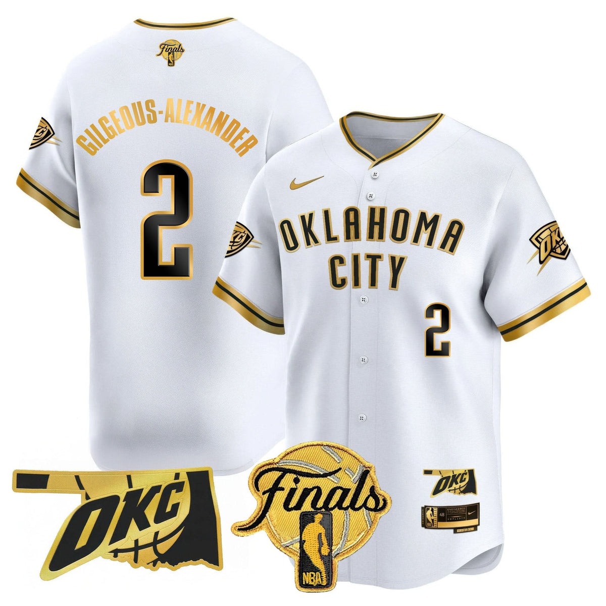 OKC Baseball Jersey - Final Patch - Stitched