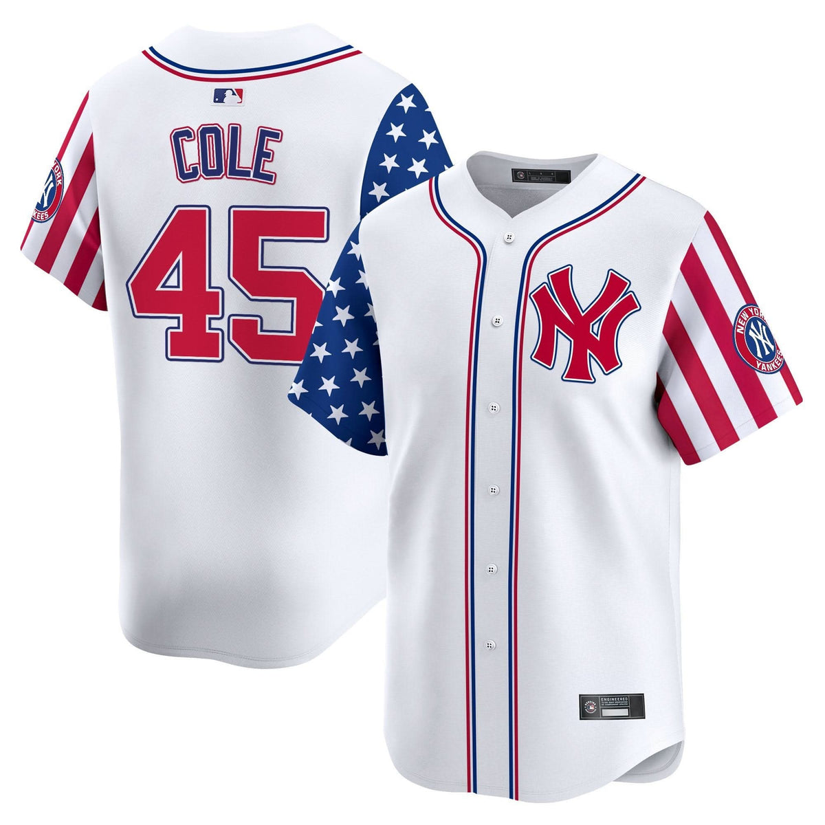 NYY 2025 Independence Day Vapor Premier Limited Jersey - Stitched