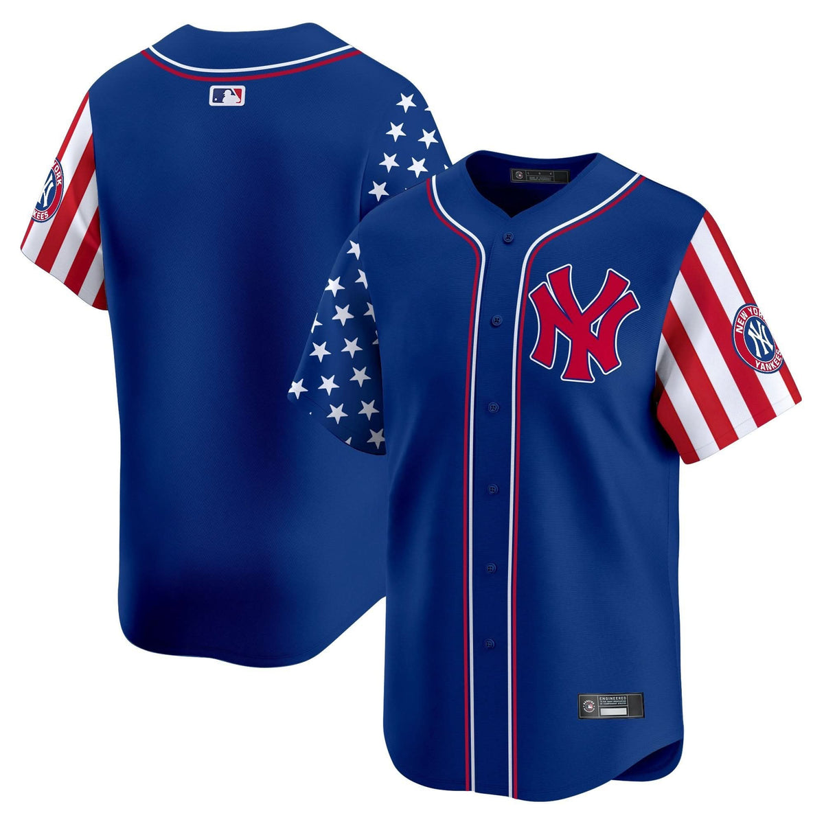 NYY 2025 Independence Day Vapor Premier Limited Jersey - Stitched