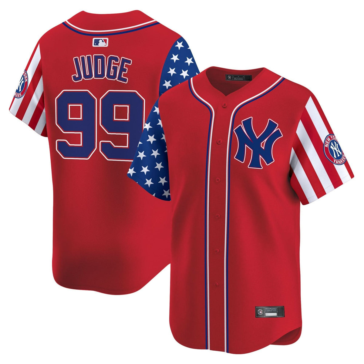 NYY 2025 Independence Day Vapor Premier Limited Jersey - Stitched