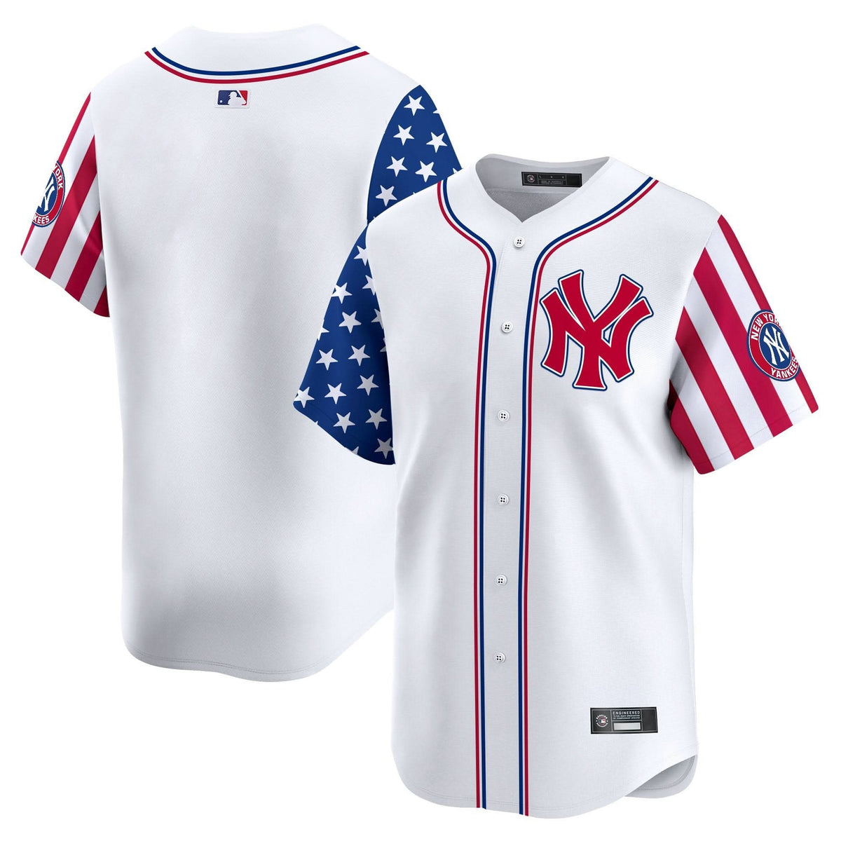 NYY 2025 Independence Day Vapor Premier Limited Jersey - Stitched