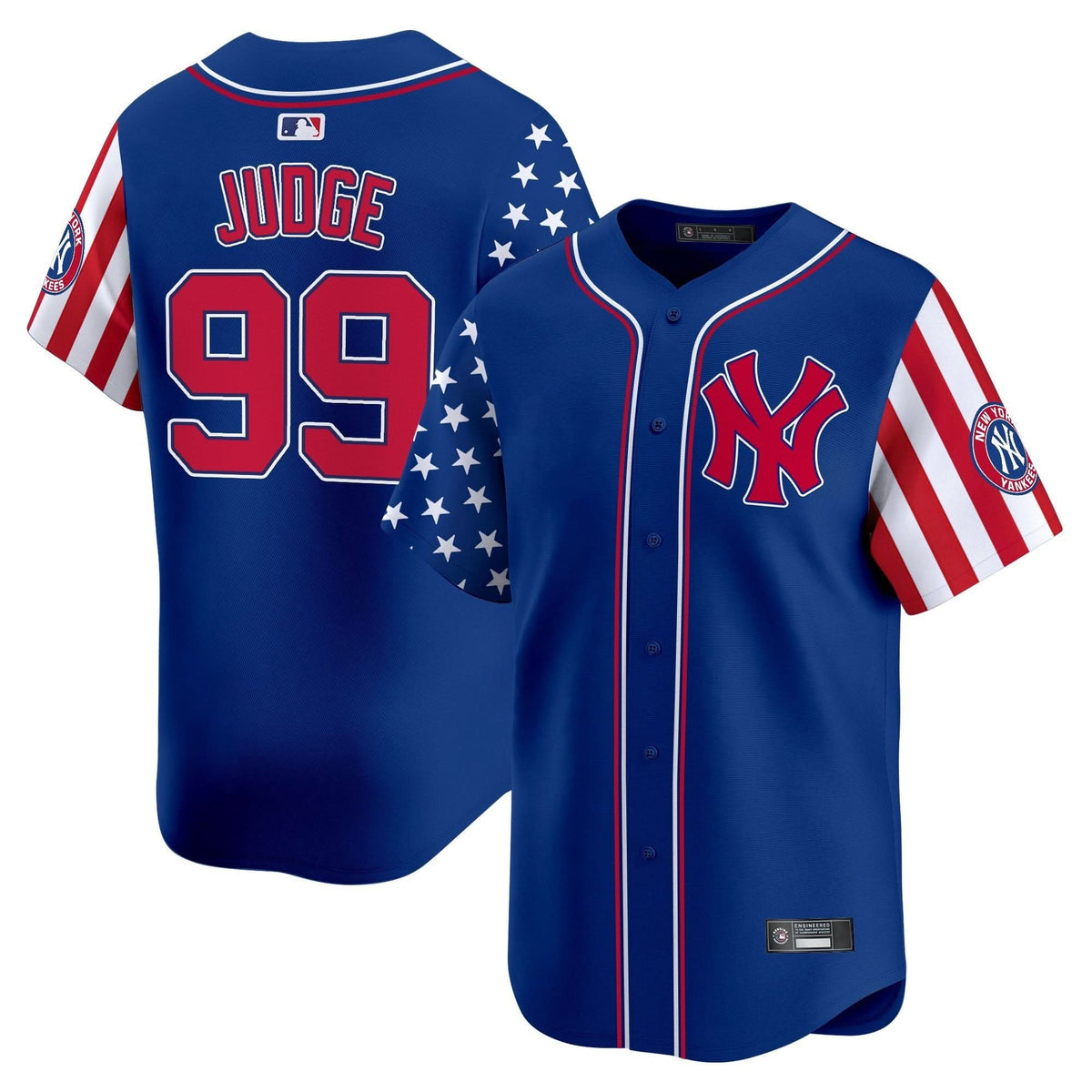 NYY 2025 Independence Day Vapor Premier Limited Jersey - Stitched