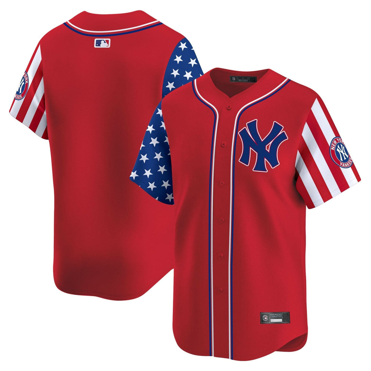 NYY 2025 Independence Day Vapor Premier Limited Jersey - Stitched
