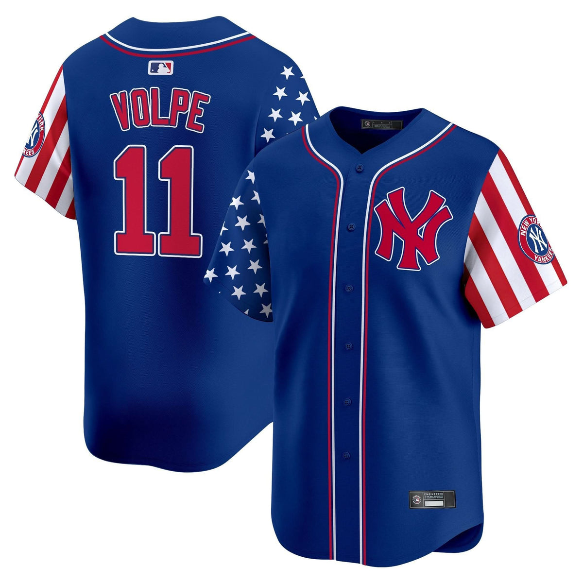 NYY 2025 Independence Day Vapor Premier Limited Jersey - Stitched
