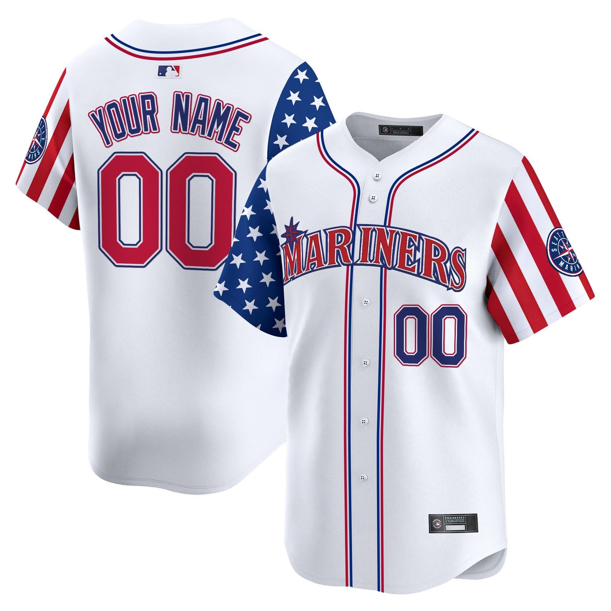 SM 2025 Independence Day Vapor Premier Limited Custom Jersey - Stitched