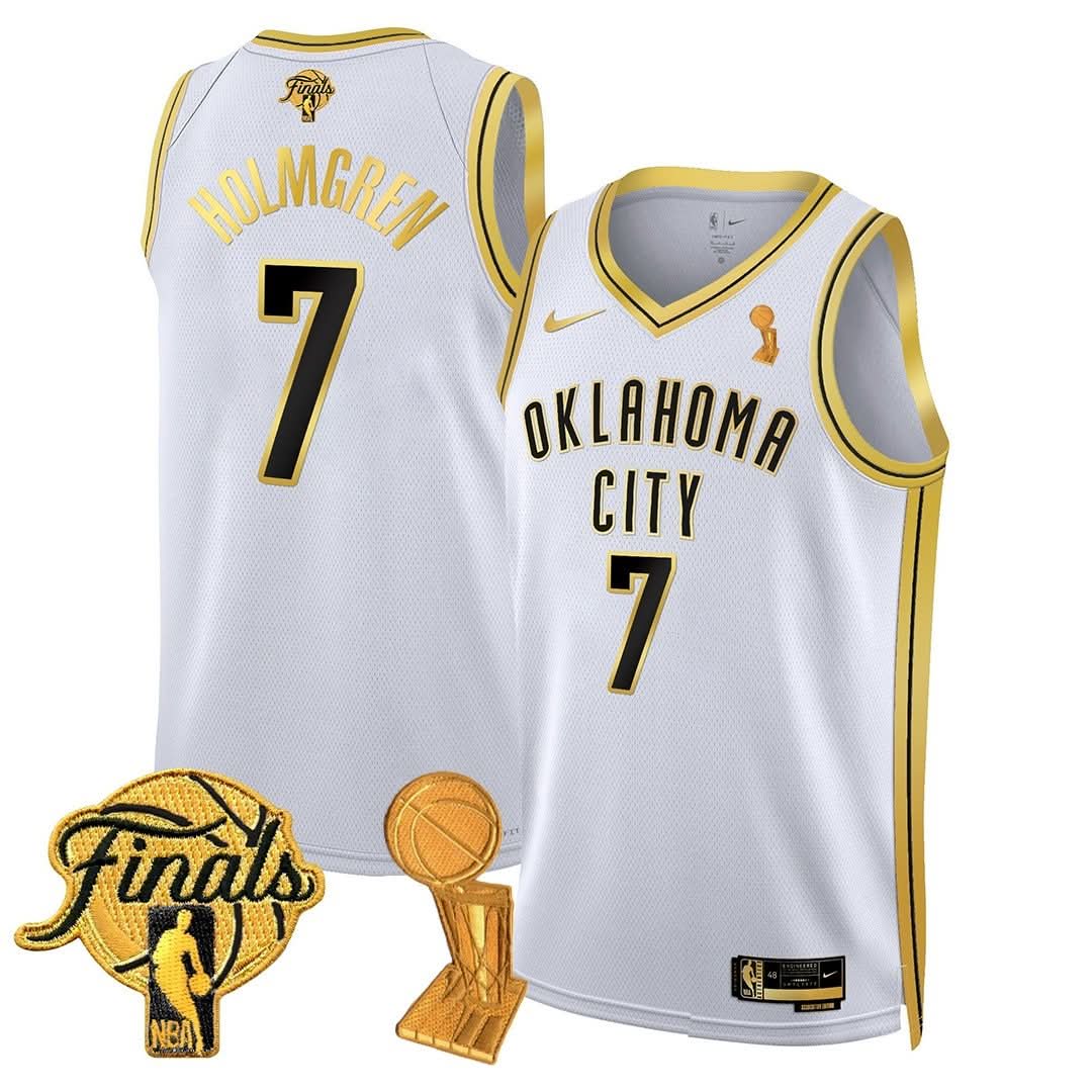 OKC Thunder 24/25 Jersey - Trophy + Final Patch -  Stitched