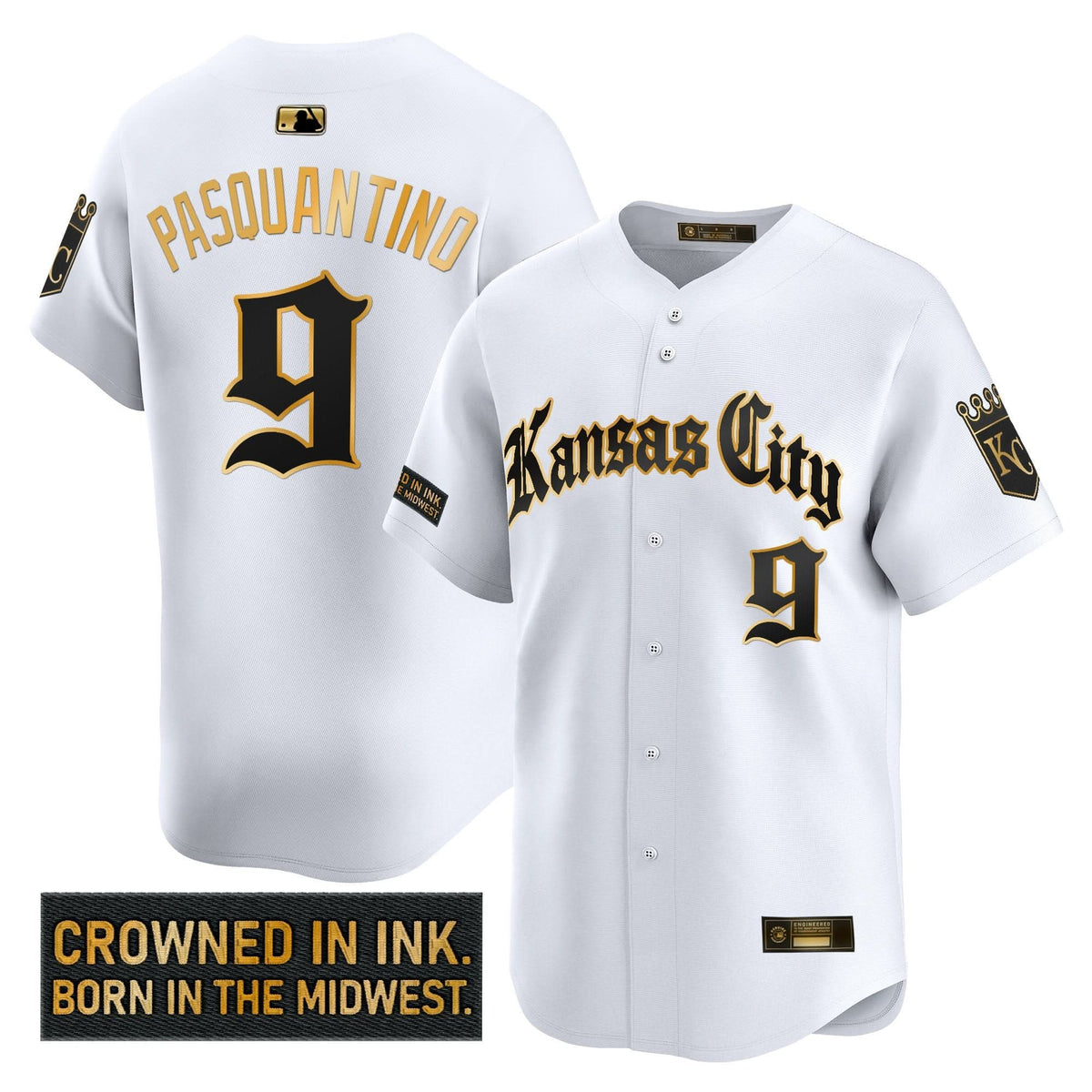 KCR 'Gothic Crown Edition' Gold Vapor Premier Limited Jersey - Stitched