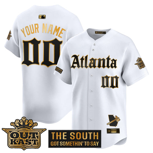 AB 'Gothic South x Outkast Edition' Gold Vapor Premier Limited Custom Jersey - Stitched