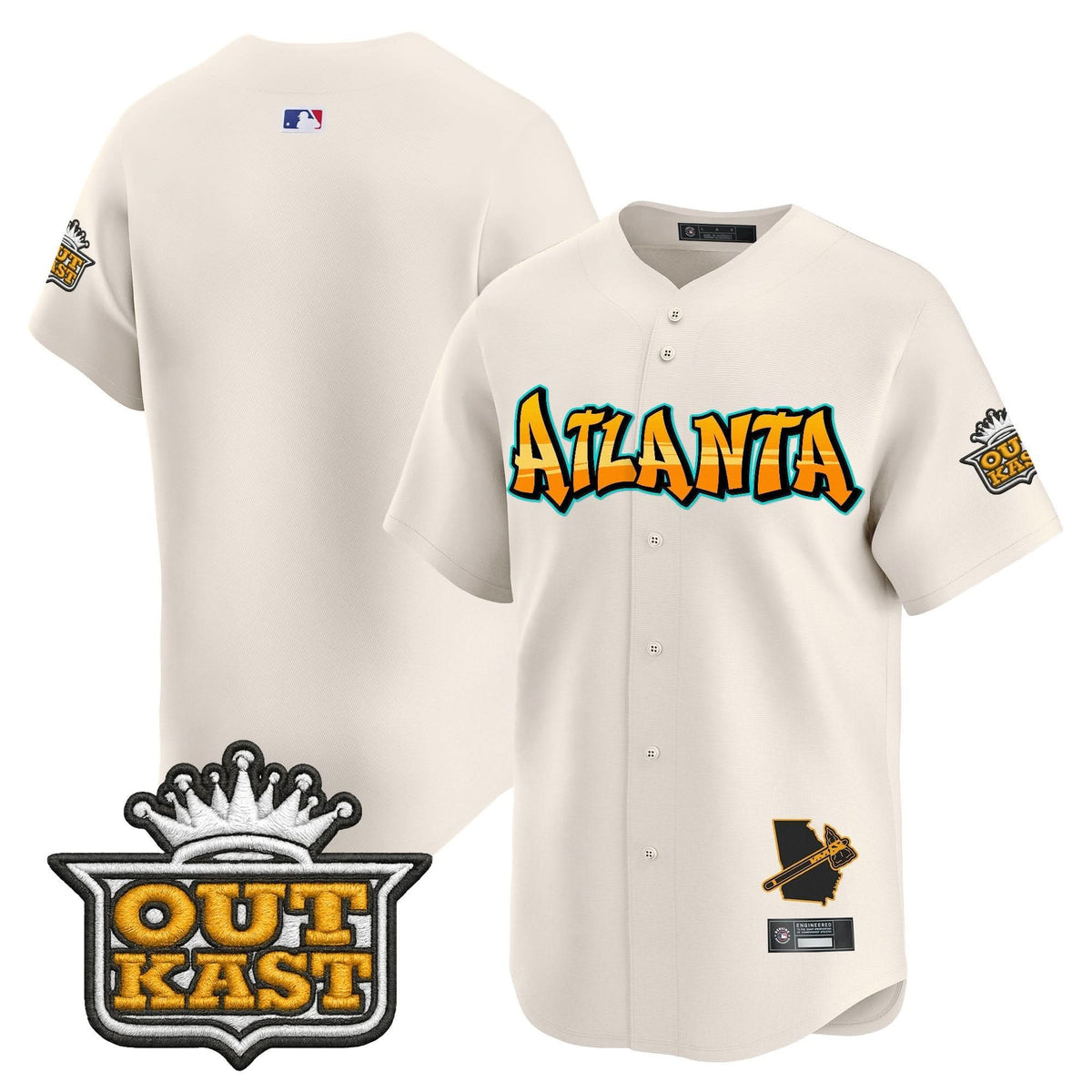 AB 'Graffiti A-Town Edition' Vapor Premier Limited Jersey - Stitched