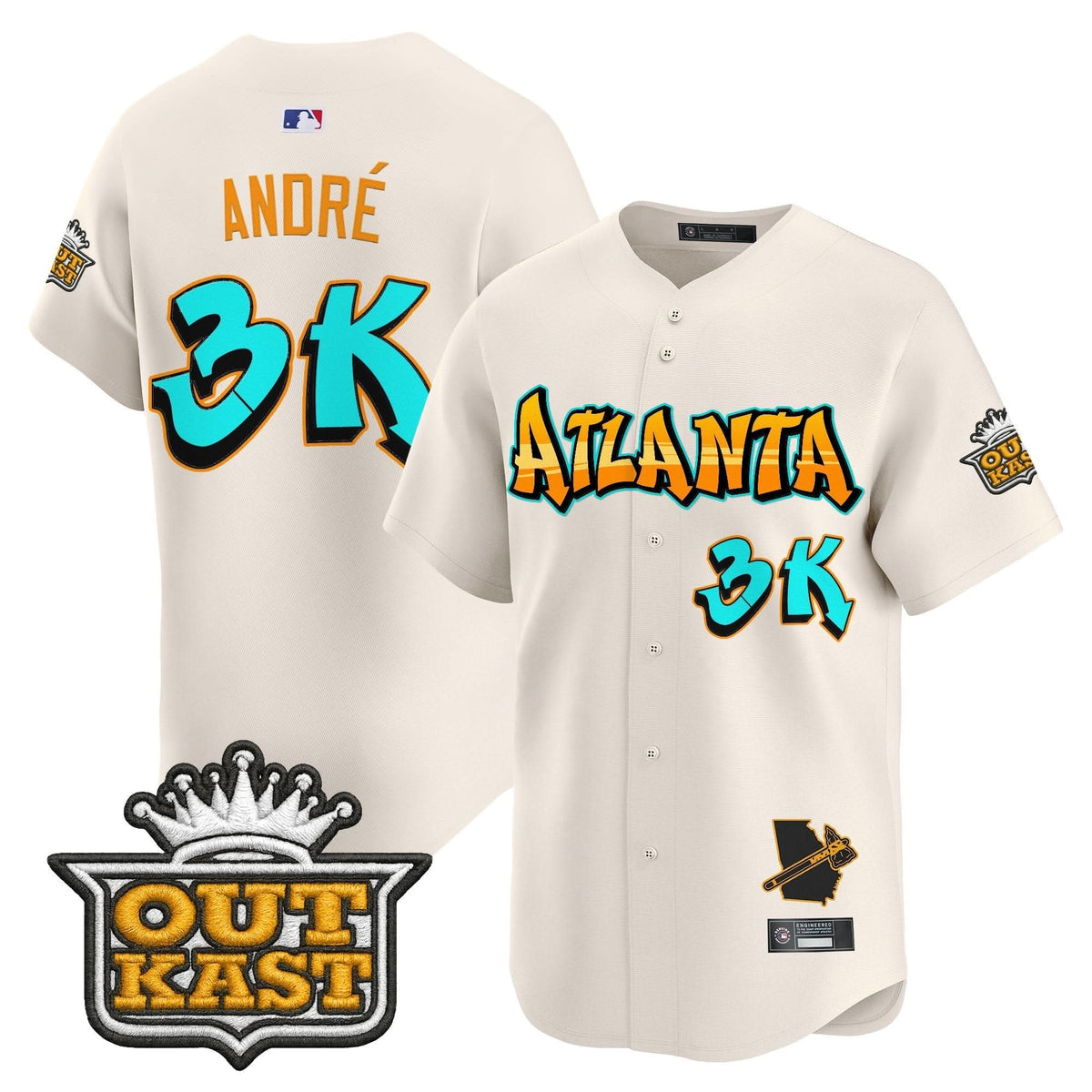 AB 'Graffiti A-Town Edition' Vapor Premier Limited Jersey - Stitched