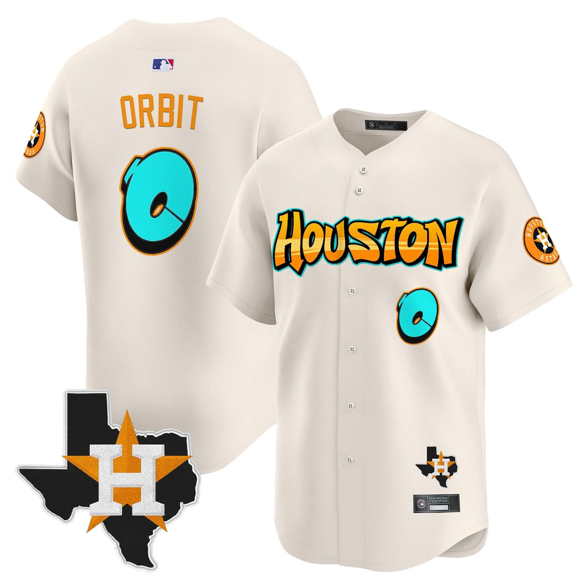 HA 'Graffiti H-Town Edition' Vapor Premier Limited Jersey - Stitched