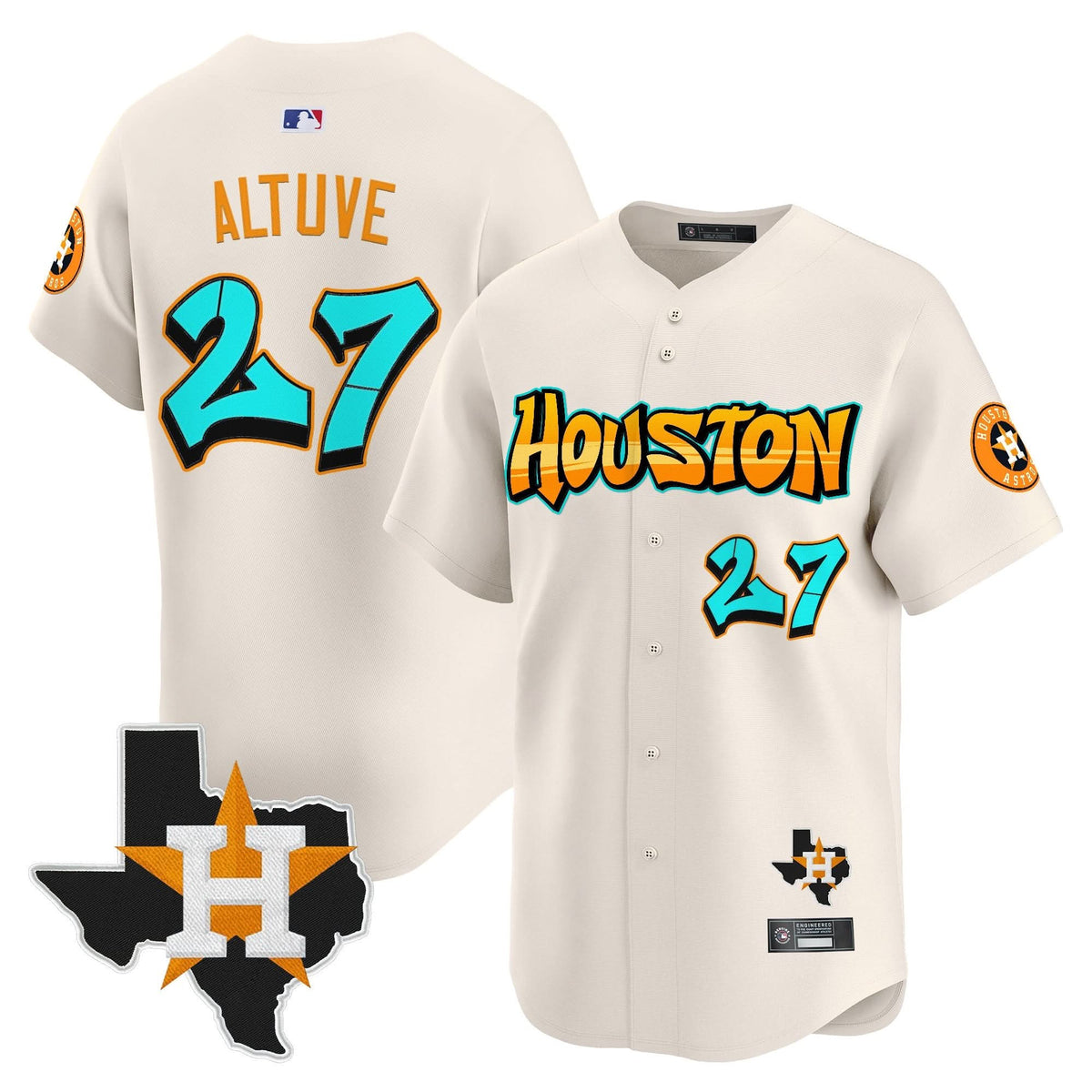HA 'Graffiti H-Town Edition' Vapor Premier Limited Jersey - Stitched