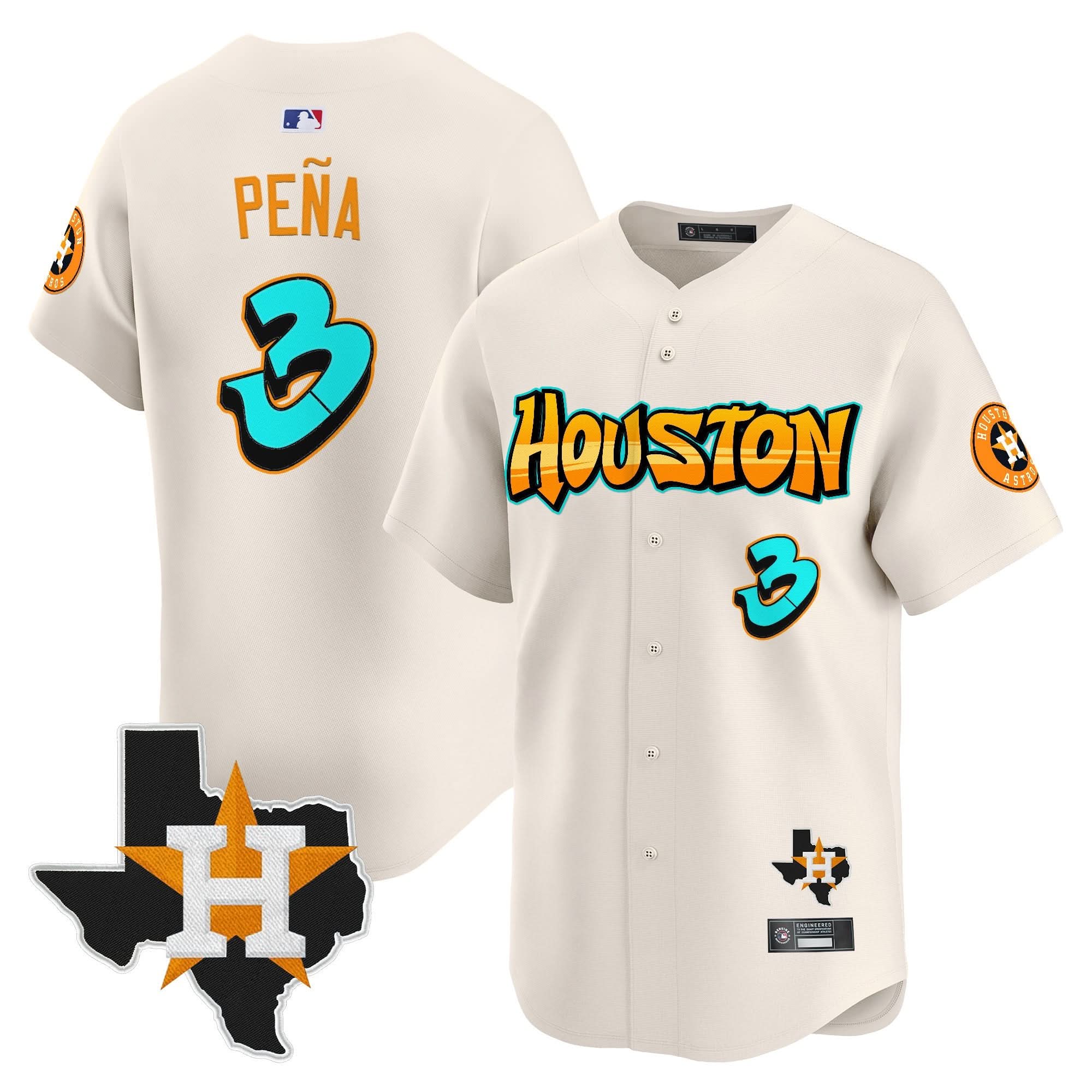 HA 'Graffiti H-Town Edition' Vapor Premier Limited Jersey - Stitched