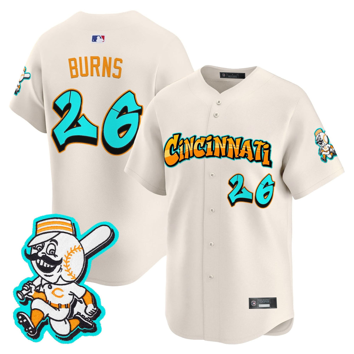 CR 'Graffiti Queen City Edition' Vapor Premier Limited Jersey - Stitched
