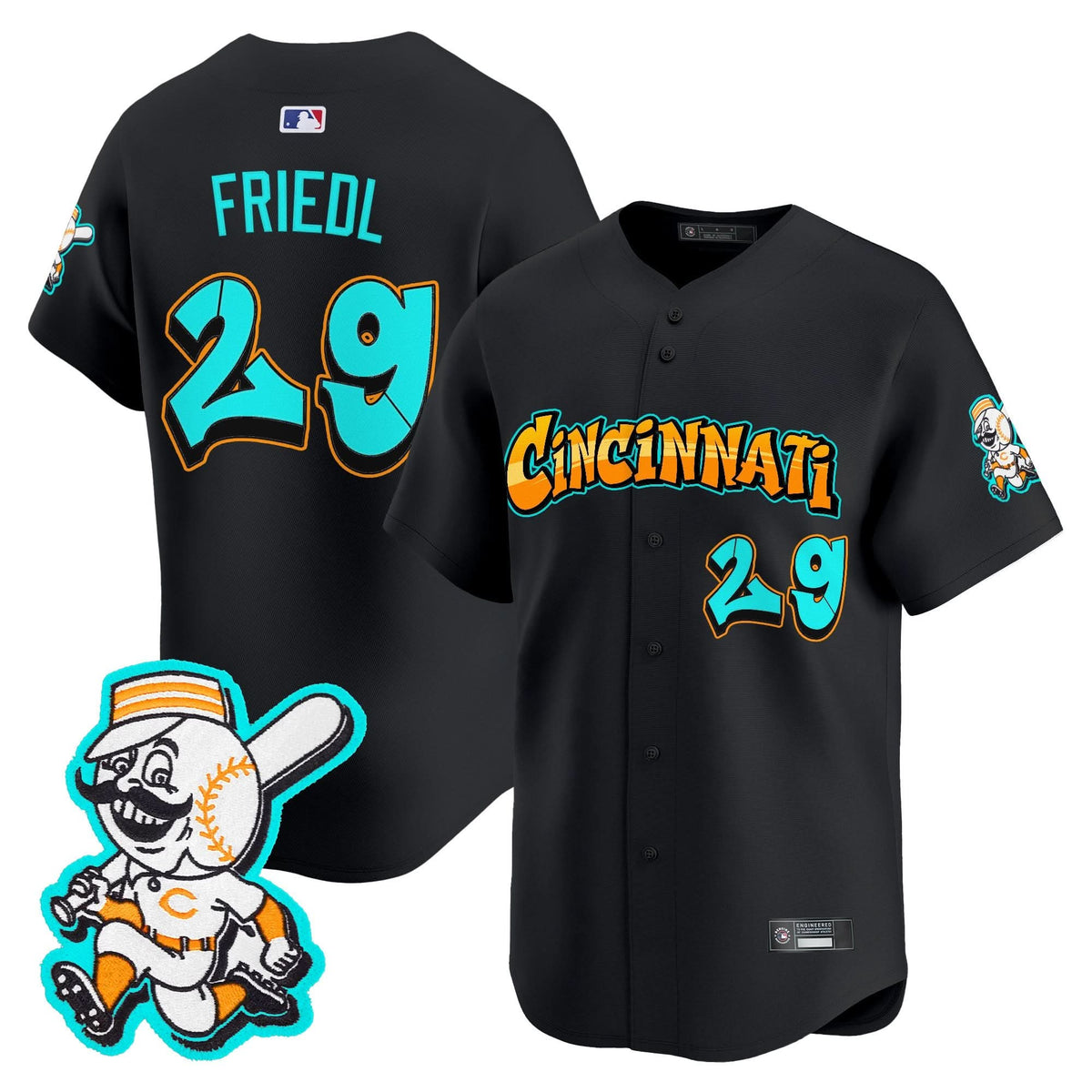 CR 'Graffiti Queen City Edition' Vapor Premier Limited Jersey - Stitched