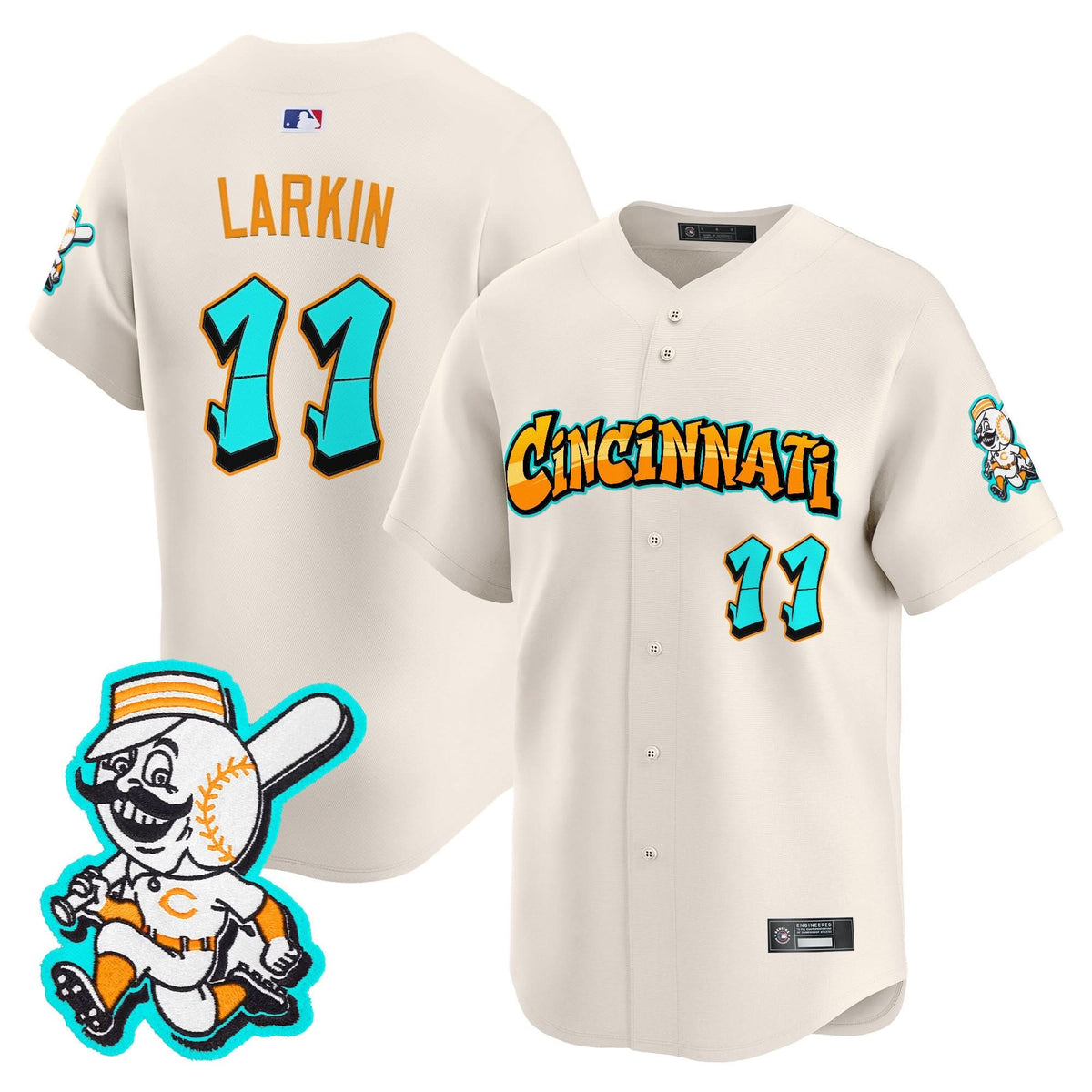 CR 'Graffiti Queen City Edition' Vapor Premier Limited Jersey - Stitched