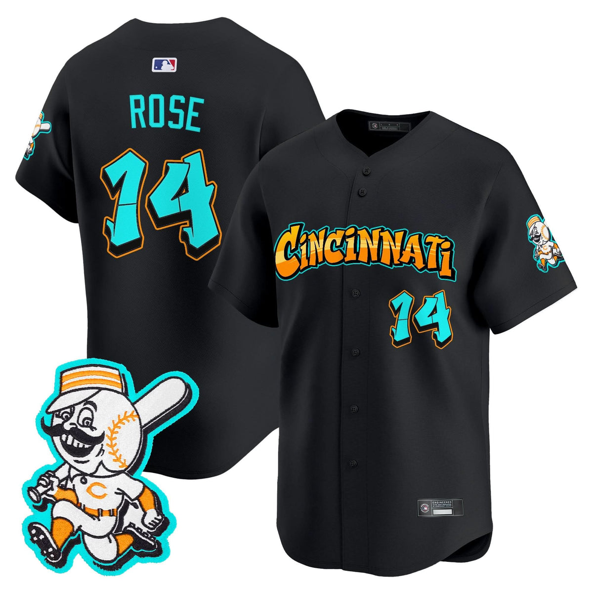 CR 'Graffiti Queen City Edition' Vapor Premier Limited Jersey - Stitched