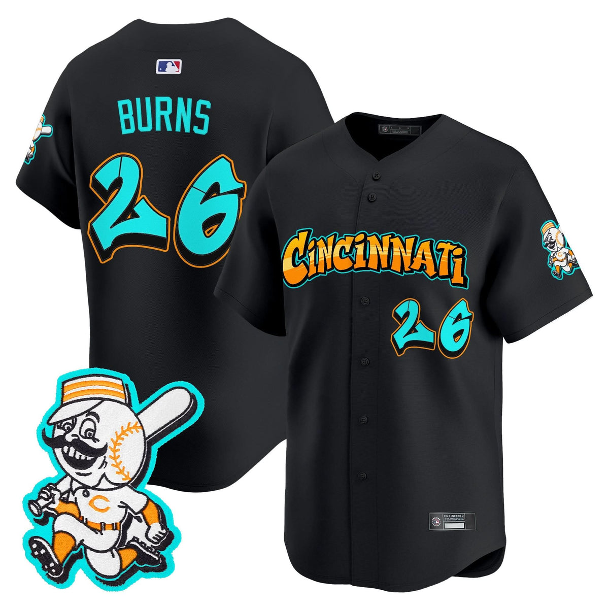 CR 'Graffiti Queen City Edition' Vapor Premier Limited Jersey - Stitched