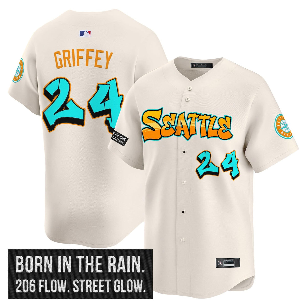 SM 'Graffiti Emerald Drop Edition' Vapor Premier Limited Jersey - Stitched