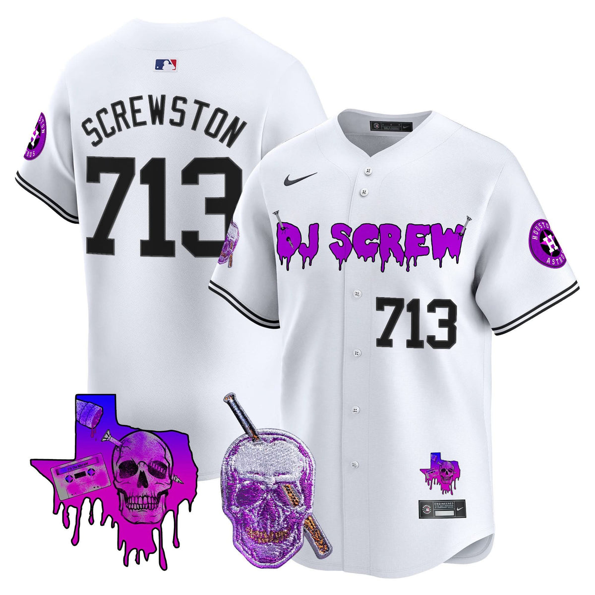 HA DJ Screw Vapor Premier Limited Jersey - Stitched
