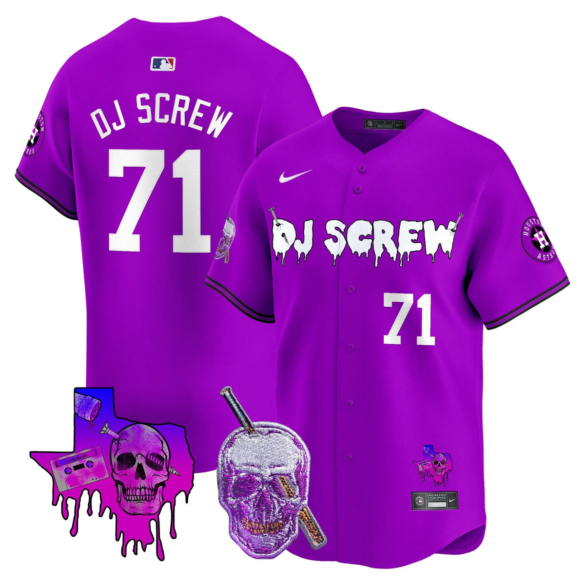 HA DJ Screw Vapor Premier Limited Jersey - Stitched