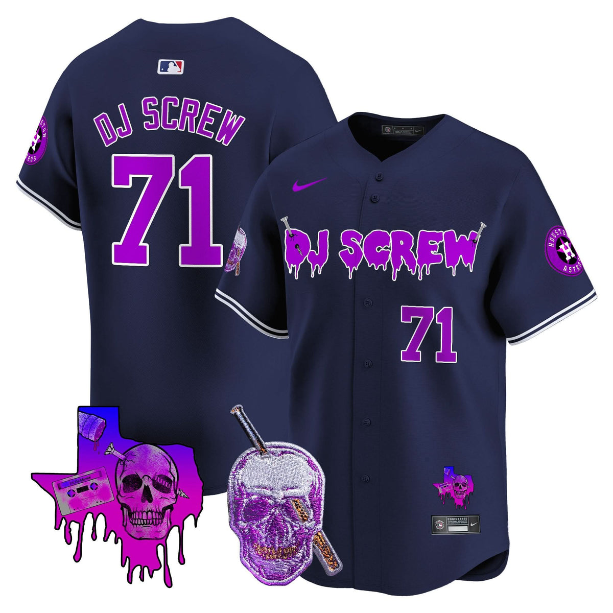 HA DJ Screw Vapor Premier Limited Jersey - Stitched