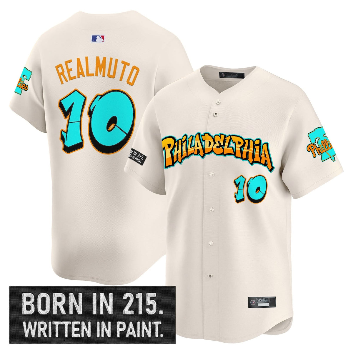 PP 'Graffiti Broad Street Edition 'Vapor Premier Limited Jersey V2 - Stitched