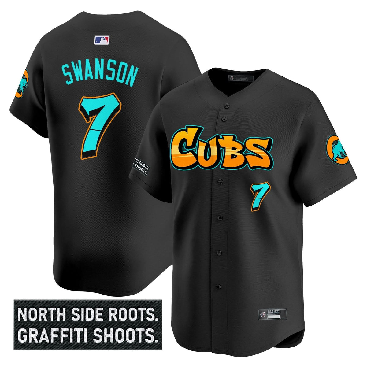 CC 'Graffiti North Side Edition' Vapor Premier Limited Jersey - Stitched