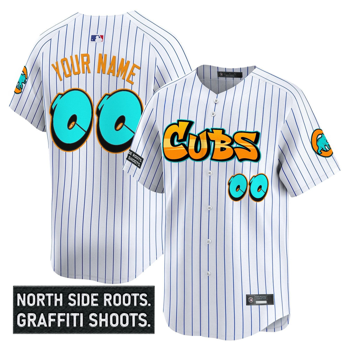CC 'Graffiti North Side Edition' Vapor Premier Limited Custom Jersey - Stitched