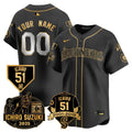 SM Ichiro Number Retirement Custom Jersey - Stitched