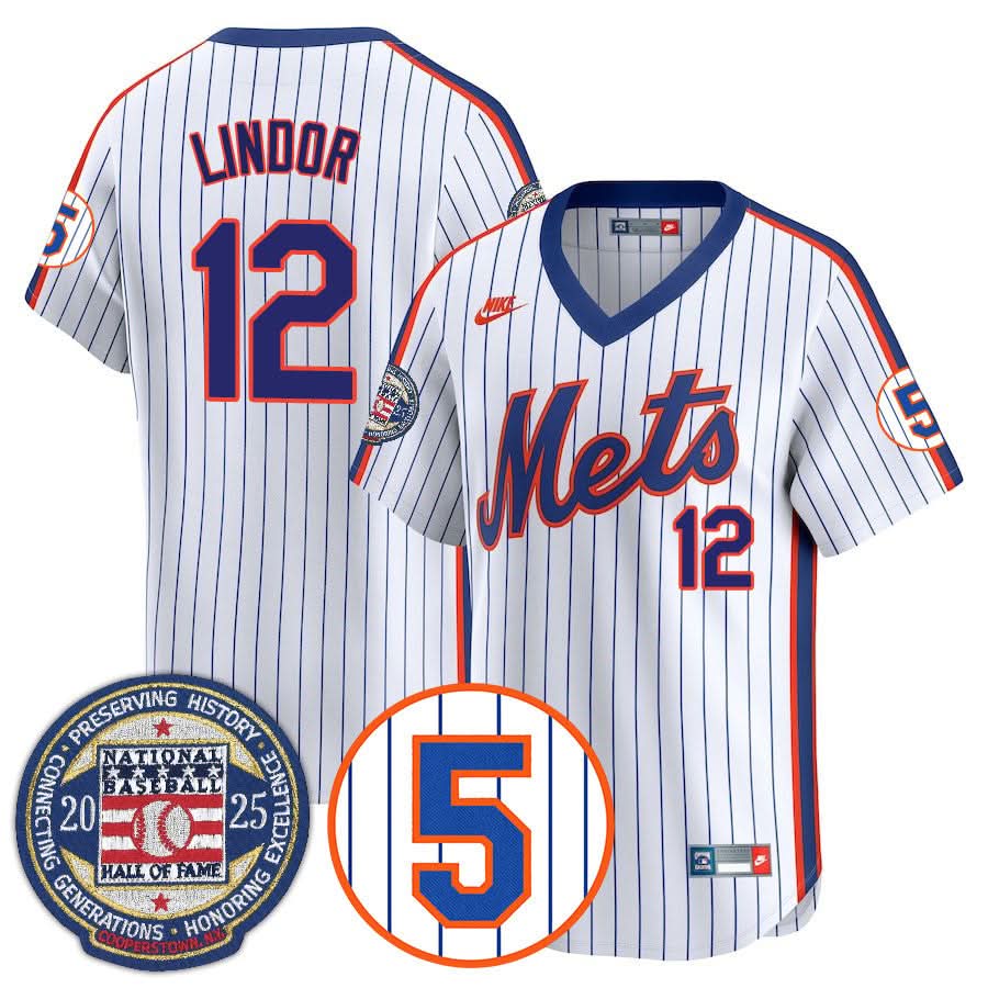NYM Number Retirement & Hall of Fame Gold Jersey - Stitched