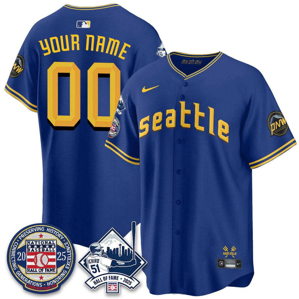 SM Ichiro Number Retirement Jersey V2 - Stitched