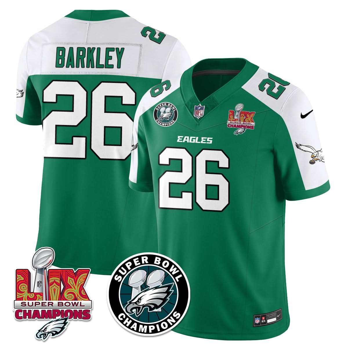 PE Super Bowl LIX Champions Jersey - Stitched