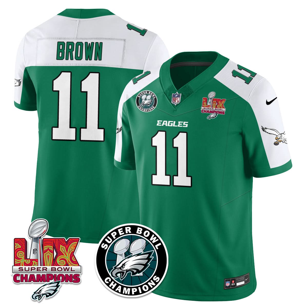 PE Super Bowl LIX Champions Jersey - Stitched