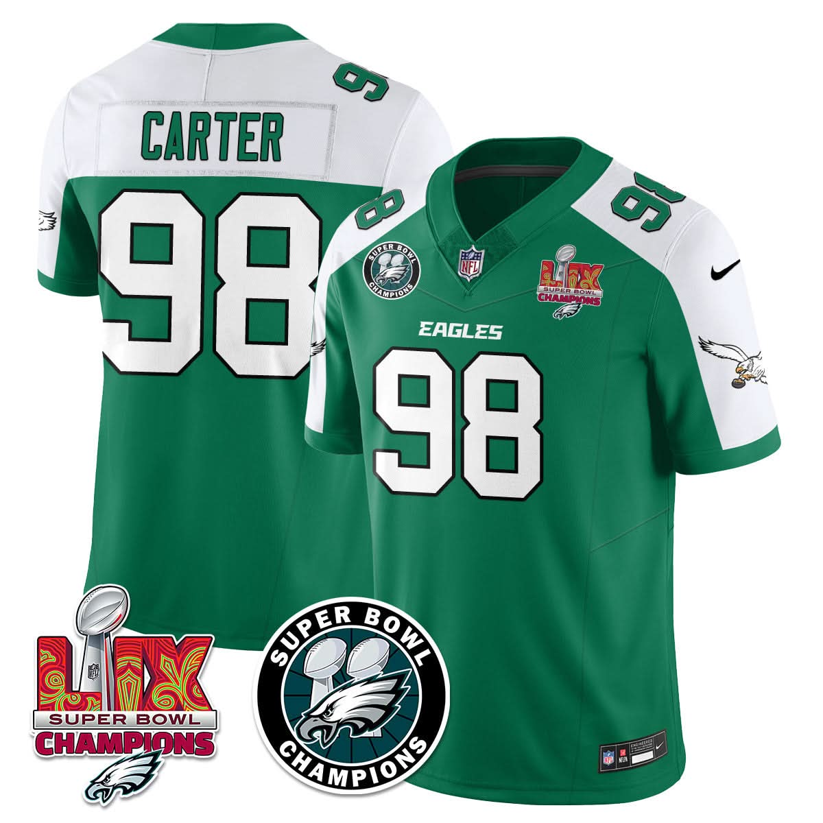 PE Super Bowl LIX Champions Jersey - Stitched