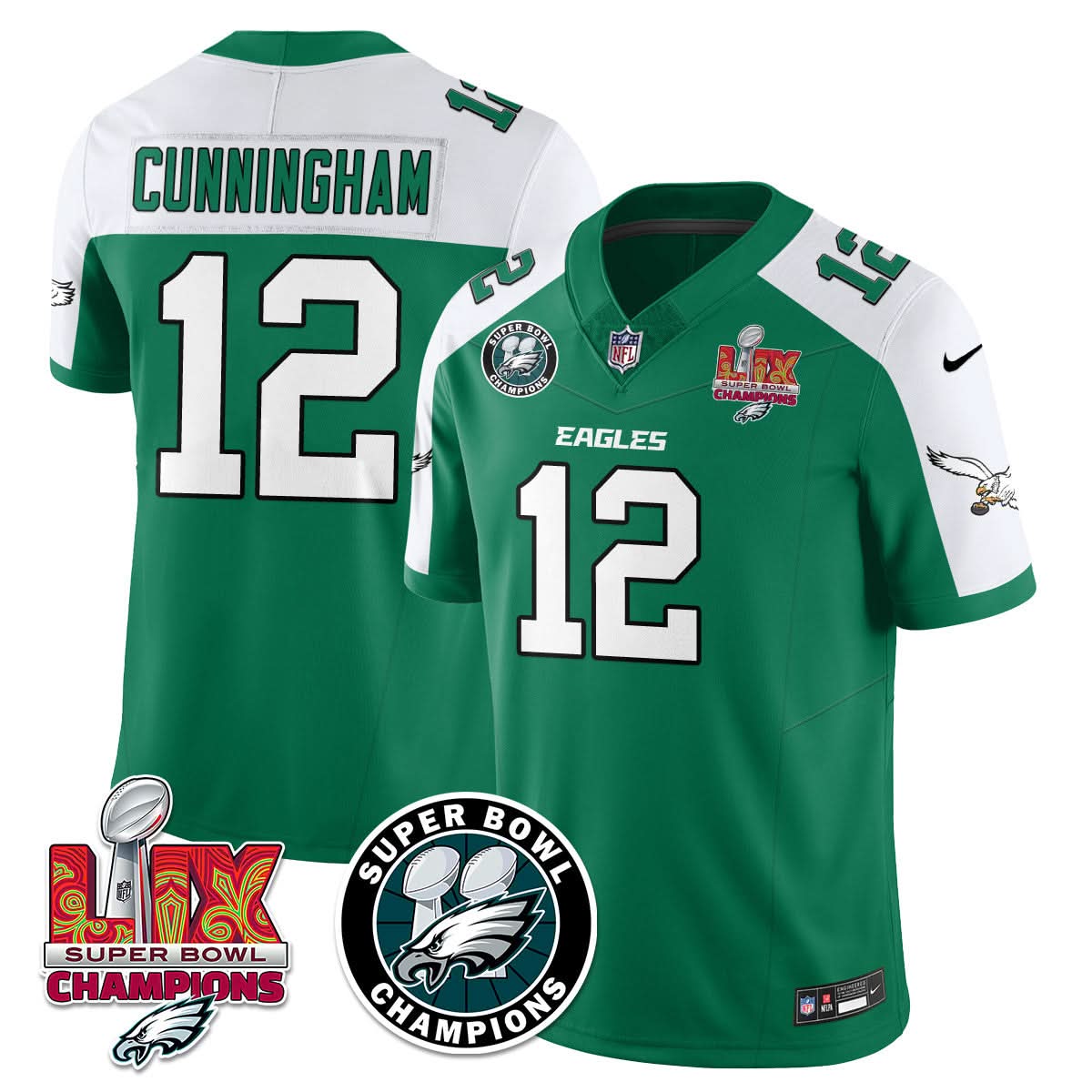 PE Super Bowl LIX Champions Jersey - Stitched