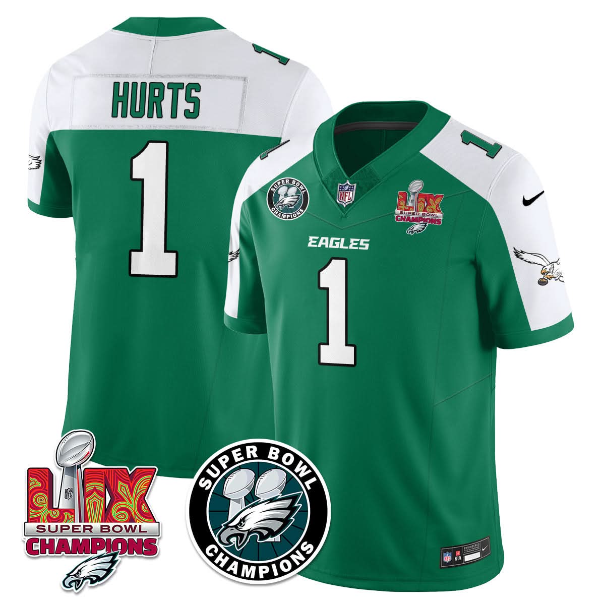 PE Super Bowl LIX Champions Jersey - Stitched