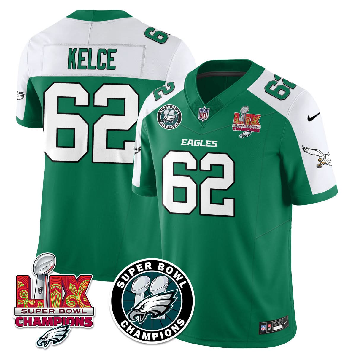 PE Super Bowl LIX Champions Jersey - Stitched