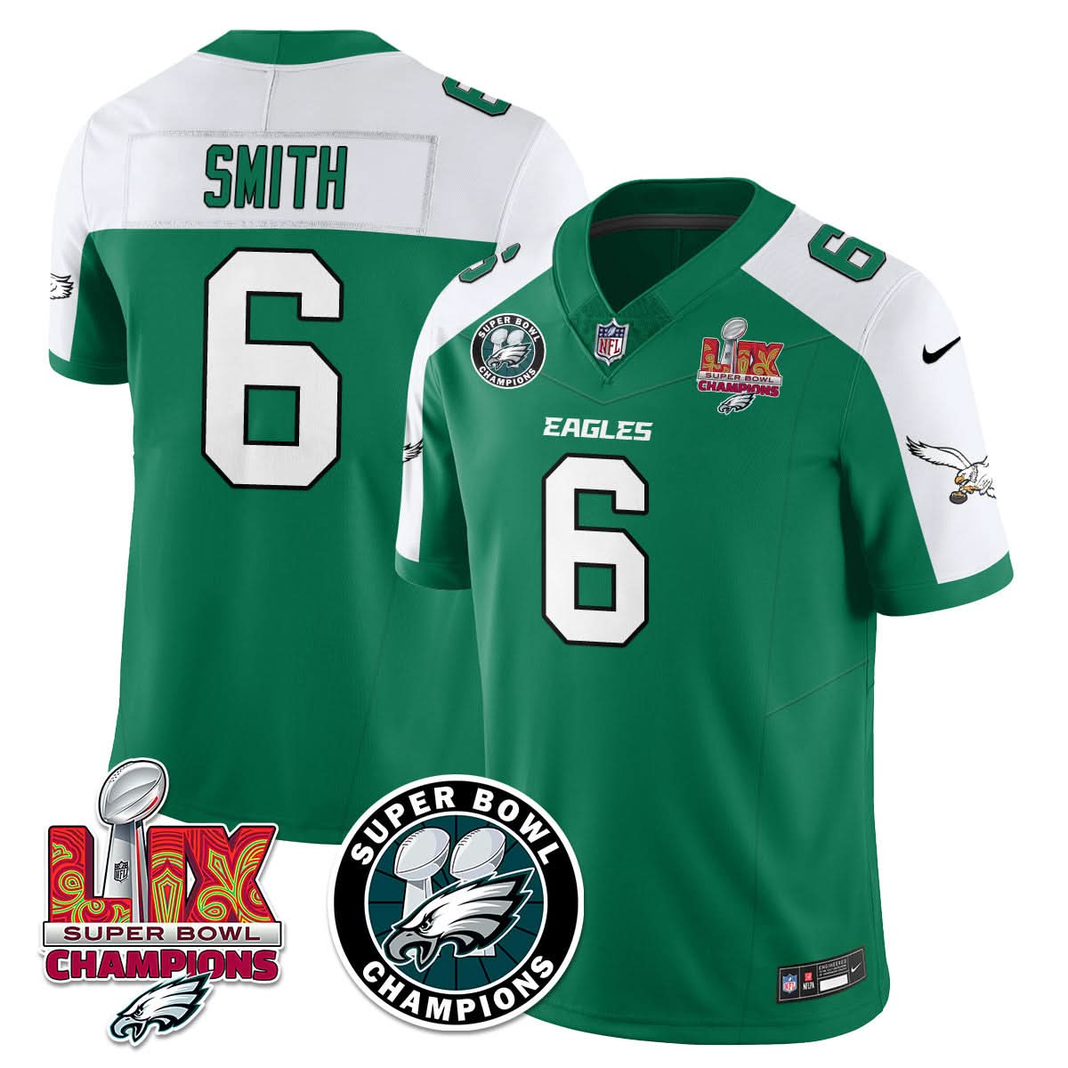 PE Super Bowl LIX Champions Jersey - Stitched