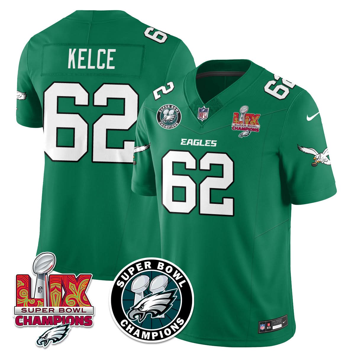 PE Super Bowl LIX Champions Jersey - Stitched