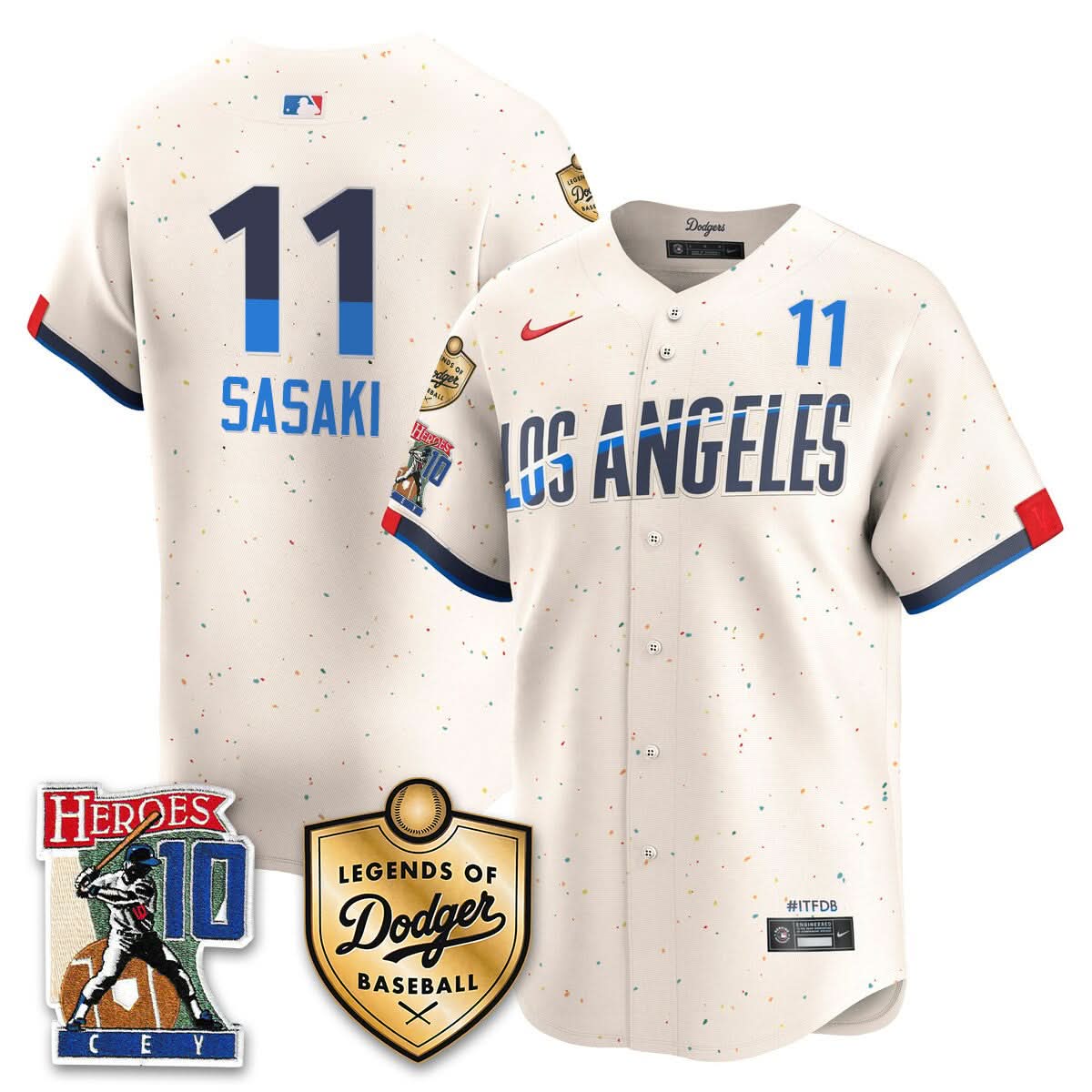 LAD Ron Cey "Legends Of LAD Baseball" Jersey - Stitched